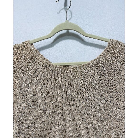 Chicos Sweater Womens Large Pink Sequin Shine Claire Pullover Sparkly Holiday - Picture 2 of 7